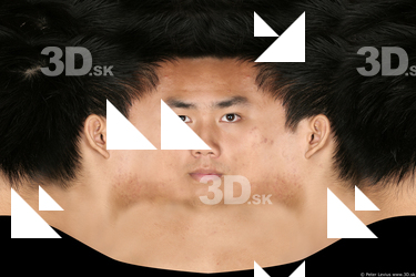 Male head texture