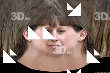 Female head texture