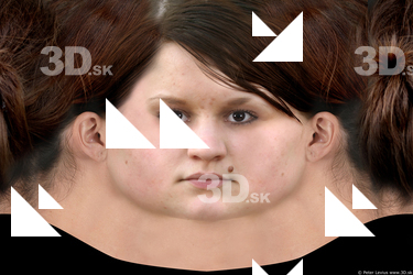 Female head texture