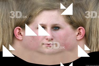 Female head texture