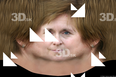 Female head texture