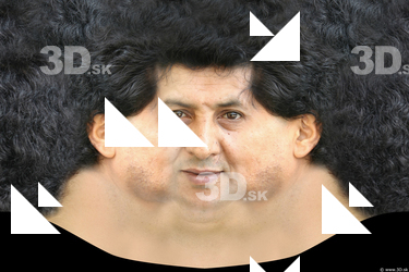 Male head texture