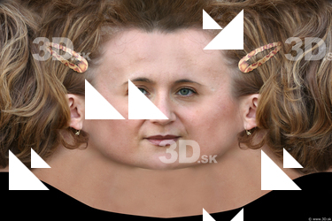Female head texture