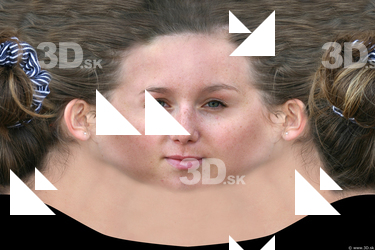 Female head texture