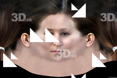 Female head texture
