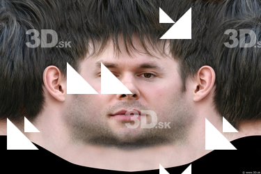 Male head texture