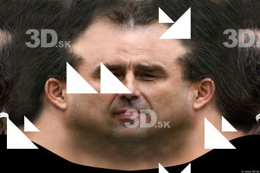 Male head texture