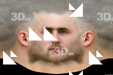 Male head texture