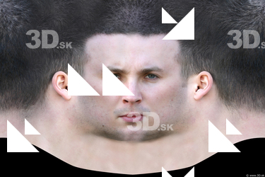 Male head texture