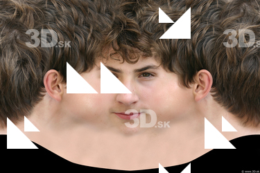 Male head texture