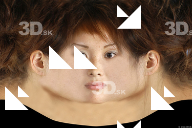Female head texture