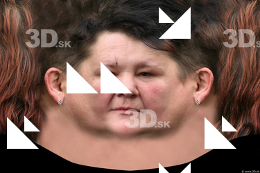 Female head texture