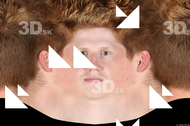 Male head texture