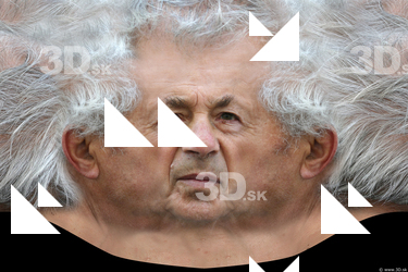 Male head texture