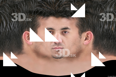 Male head texture