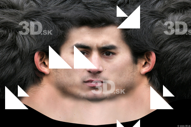 Male head texture