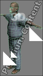 3D Model White Man # 4
