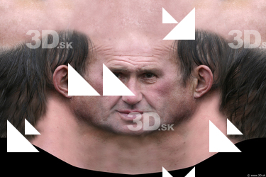 Male head texture