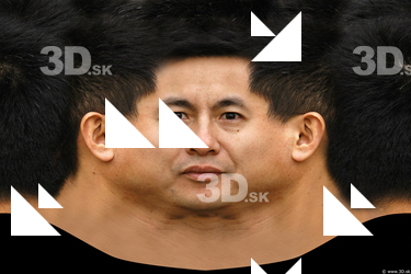 Male head texture