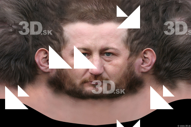 Male head texture