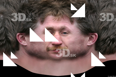 Male head texture