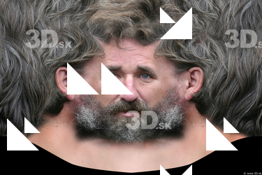 Male head texture