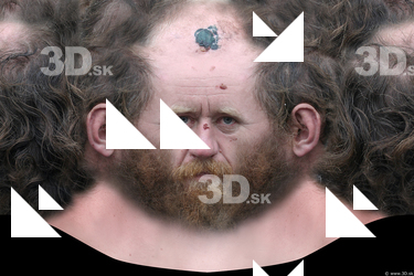 Male head texture