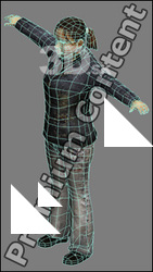3D Model Asian Woman # 1