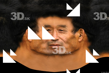 Male head texture