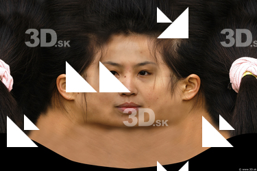 Female head texture