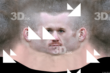 Male head texture