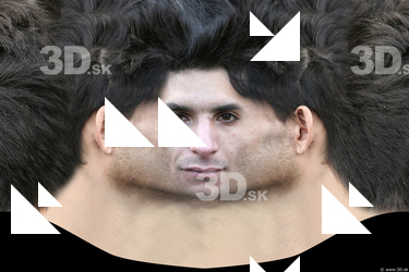 Male head texture