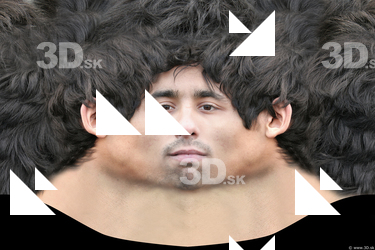 Male head texture