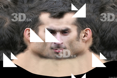 Male head texture