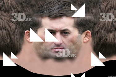Male head texture