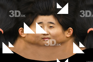 Female head texture
