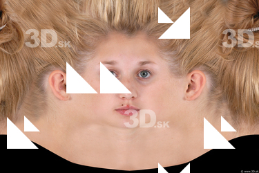 Female head texture
