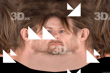 Male head texture