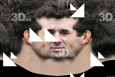 Male head texture