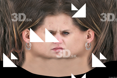 Female head texture