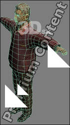 3D Model Asian Man # 4