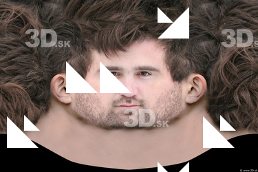 Male head texture