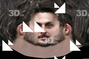 Male head texture