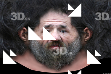 Male head texture