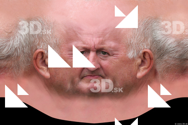 Male head texture