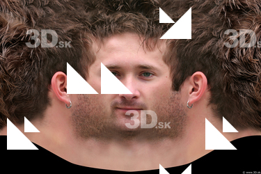 Male head texture