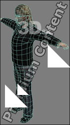 3D Model White Woman # 2