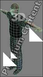 3D Model White Man # 7