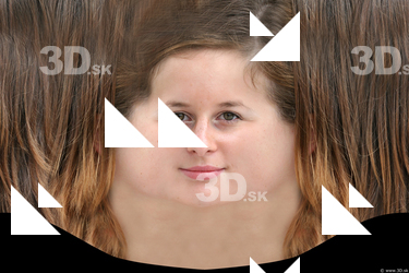 Female head texture