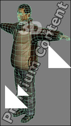 3D Model Asian Man # 5
